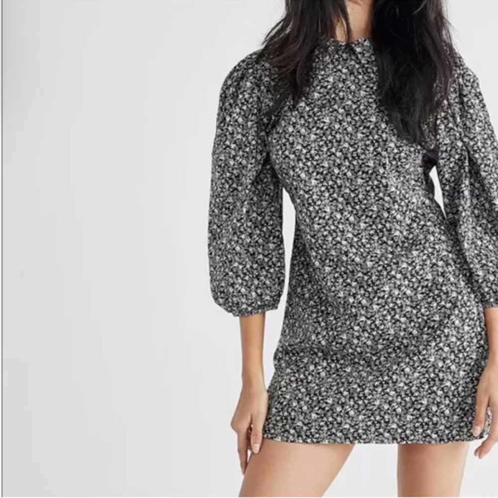 FREE PEOPLE | Long Sleeve Flower Patterned Dress